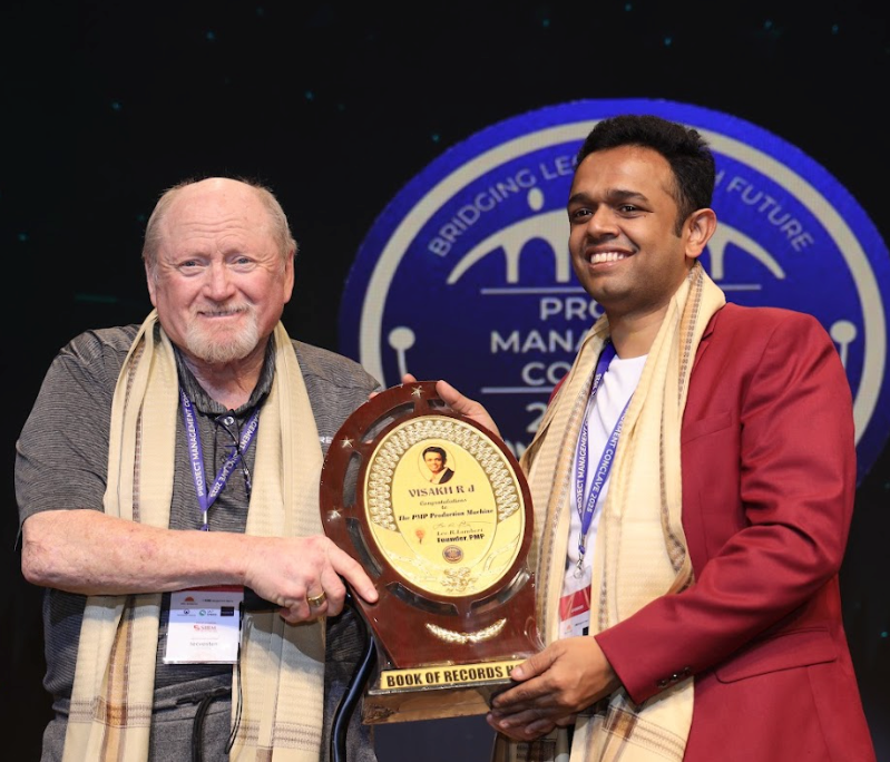 Visakh RJ with Lee Lambert